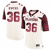 Oklahoma Sooners 36 Steve Owens White 47 Game Winning Streak College Football Jersey Dzhi,baseball caps,new era cap wholesale,wholesale hats